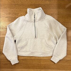 Lululemon Cropped Scuba Pullover
